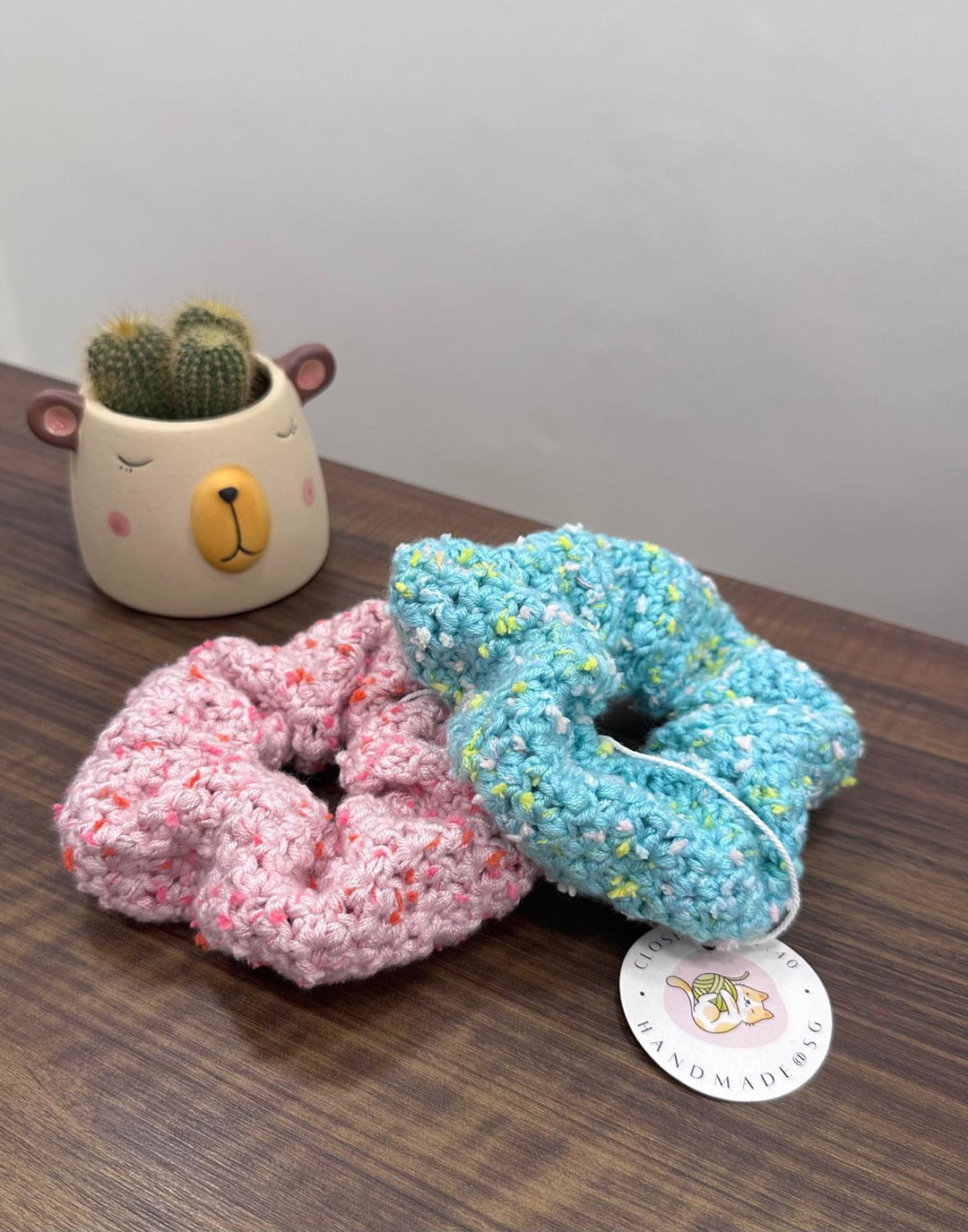 Handmade Crochet Scrunchie