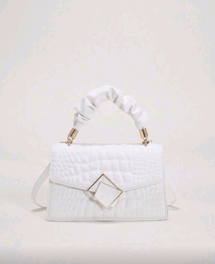 Fashionable Solid Color Crease Hand Bag, Cloud Bag, Crinkle Bag, Crocodile Print, Large Capacity, Stylish Women Handbag, Suitable For Shopping, Wallet, Shopping, Young Women, College Students, Newbies, White-Collar Workers. Ideal For Office, University, Work, Business, Commuting, Outdoor Activities, Travel And Outing_13