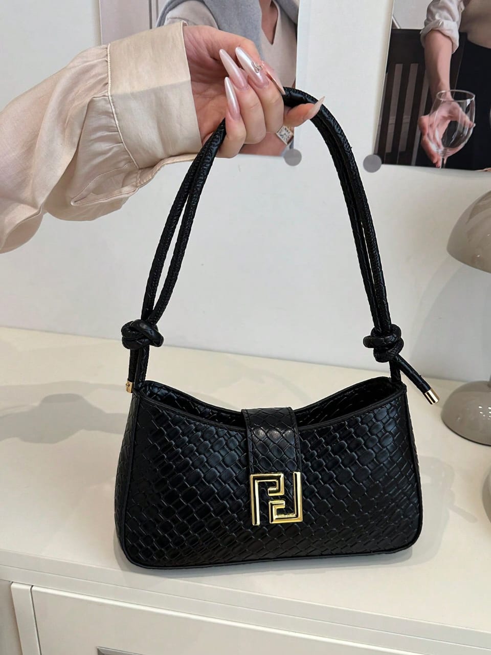New Luxury Solid Color Versatile Women Shoulder Bag_13