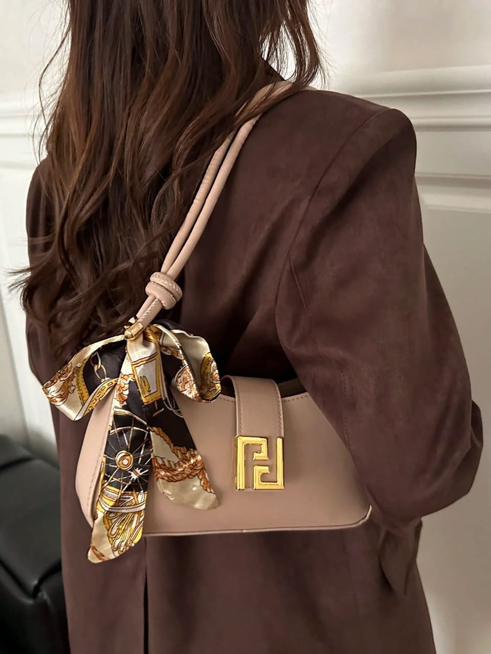 New Luxury Solid Color Versatile Women Shoulder Bag_14