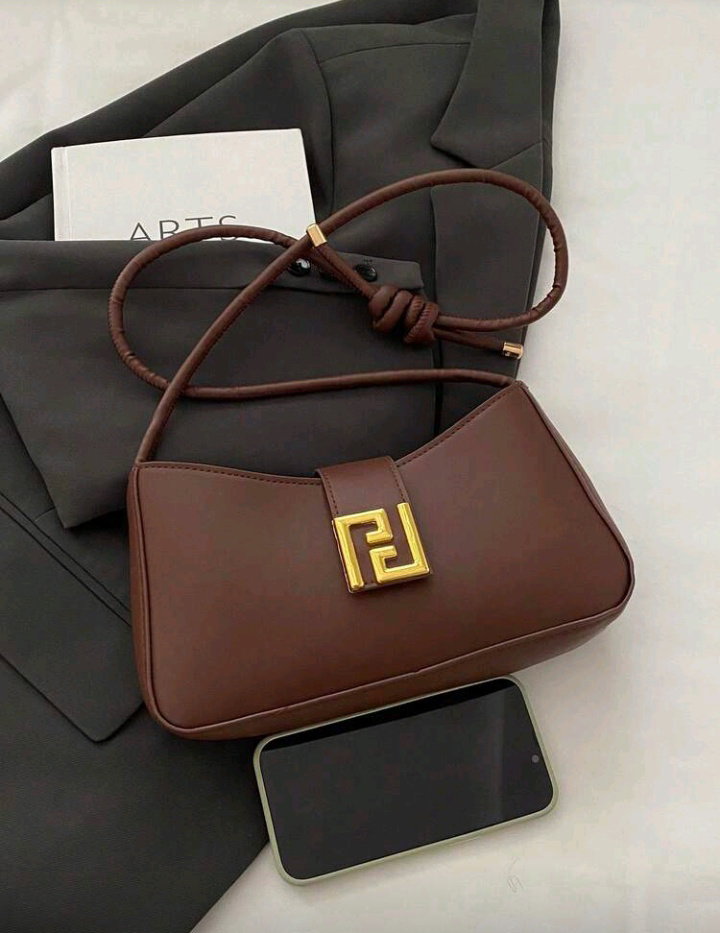 New Luxury Solid Color Versatile Women Shoulder Bag_5