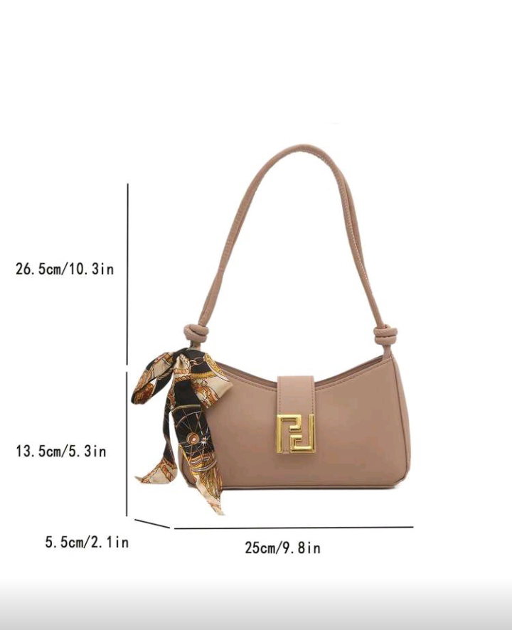 New Luxury Solid Color Versatile Women Shoulder Bag_7
