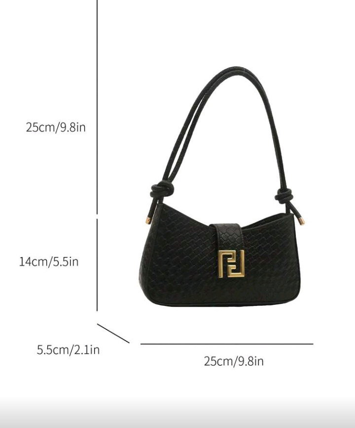 New Luxury Solid Color Versatile Women Shoulder Bag_11