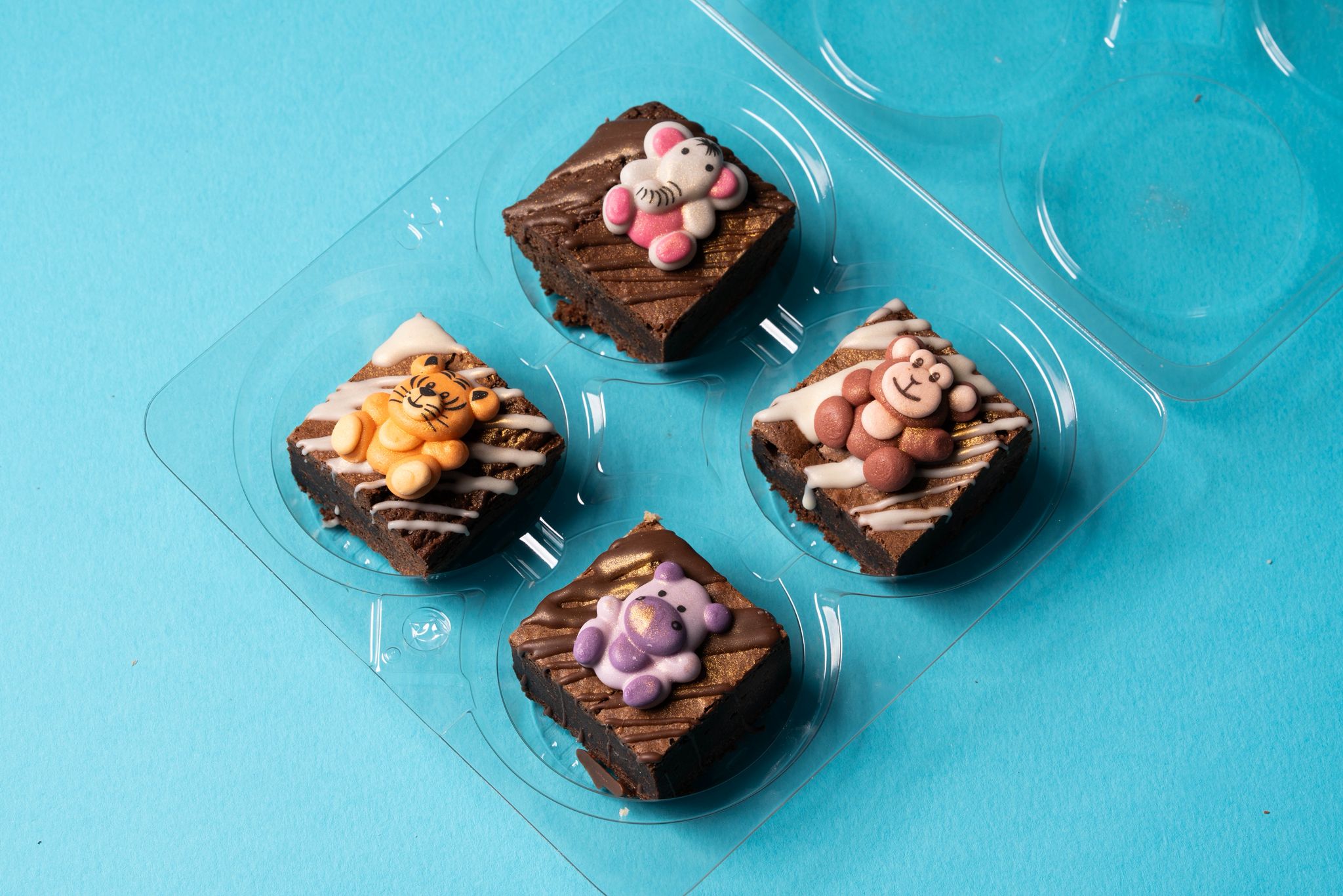 Animal Safari Brownie Bites - 4 Pack_0