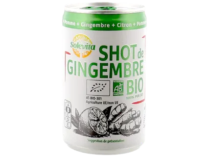 SHOT Pomme + Gingembre + Citron | 100% PUR JUS