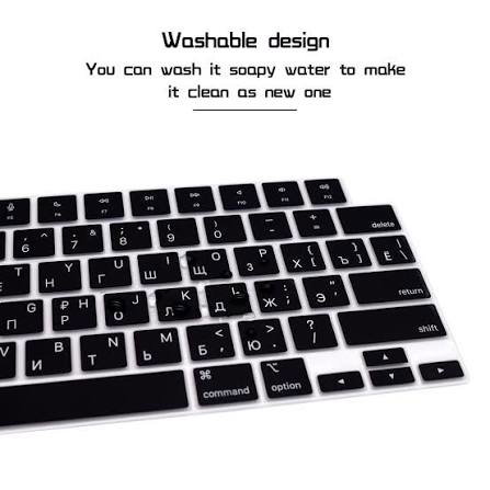 Protection Clavier en Silicone pour MacBook Pro 14 pouces M4 / M3 / M2 / M1 (2021–2025) – Ultra Fine, Anti-Poussière et Étanche_1
