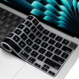 Protection Clavier en Silicone pour MacBook Pro 14 pouces M4 / M3 / M2 / M1 (2021–2025) – Ultra Fine, Anti-Poussière et Étanche