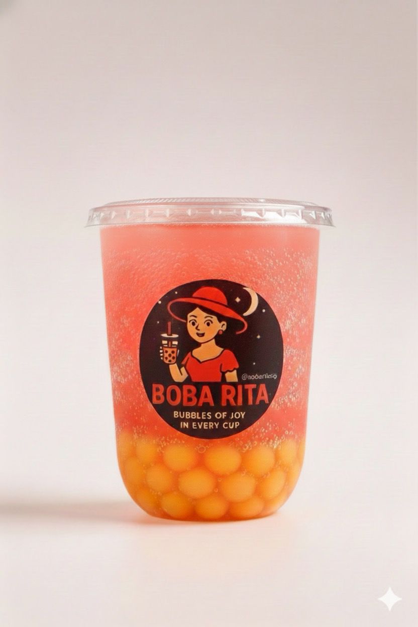 Fruit Punch Fizz with Passionfruit Pops