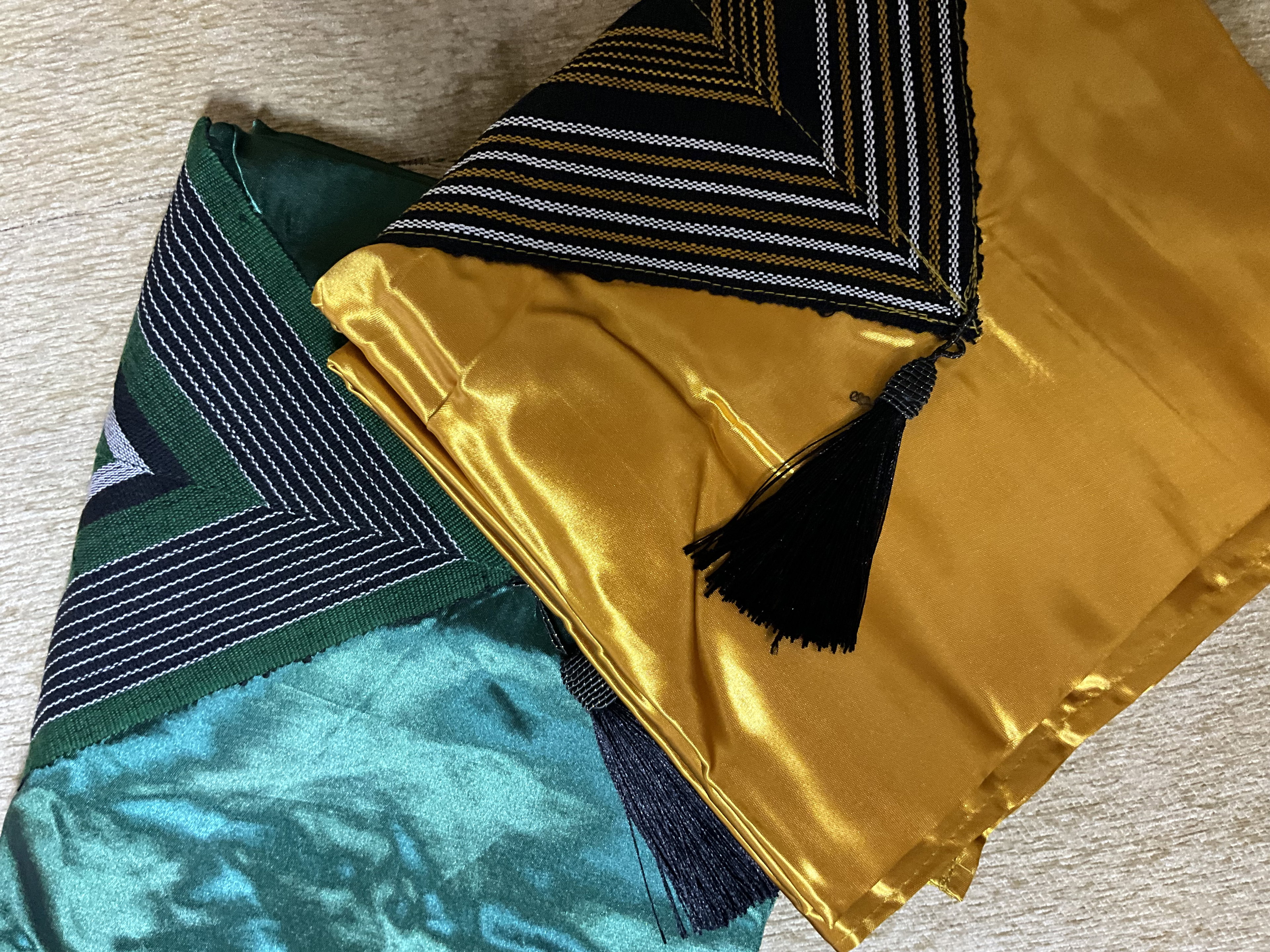 Gold - Mikado Aso Oke Bubu Kaftan_2