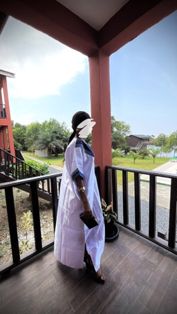 White - Mikado Aso Oke Bubu Kaftan