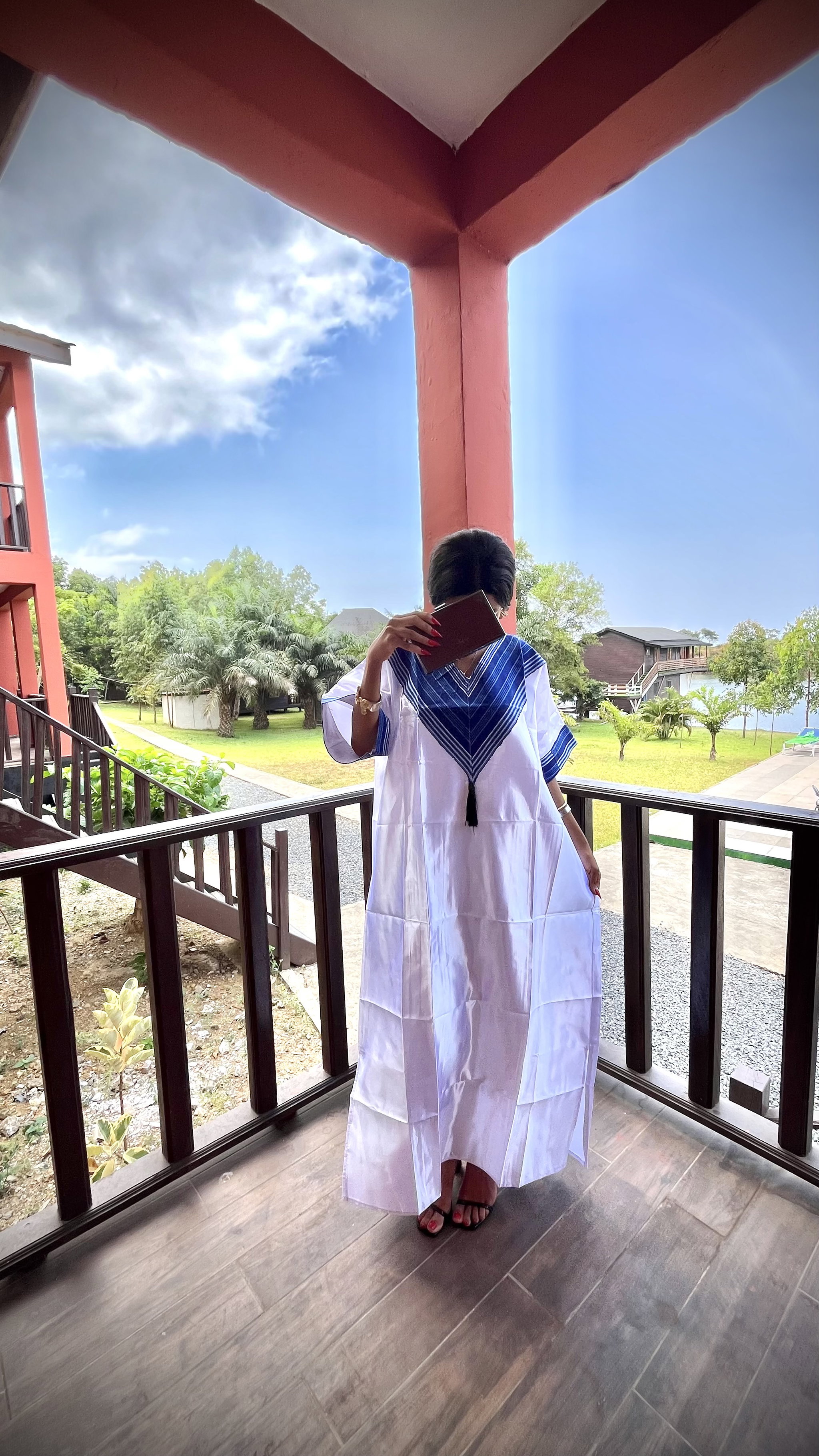 White - Mikado Aso Oke Bubu Kaftan_1