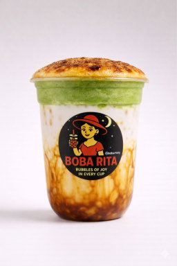 Brown Sugar Matcha Creme Brulee