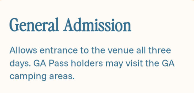 Coachella music festival General Admission tickets _1
