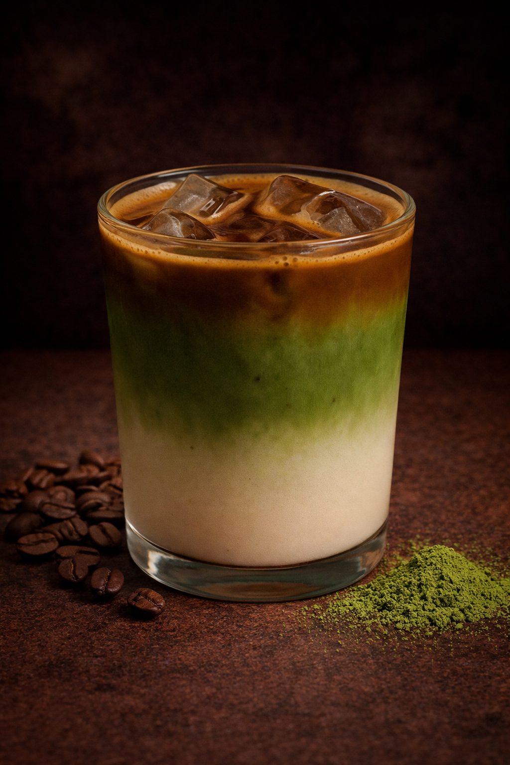 Iced Dirty Matcha