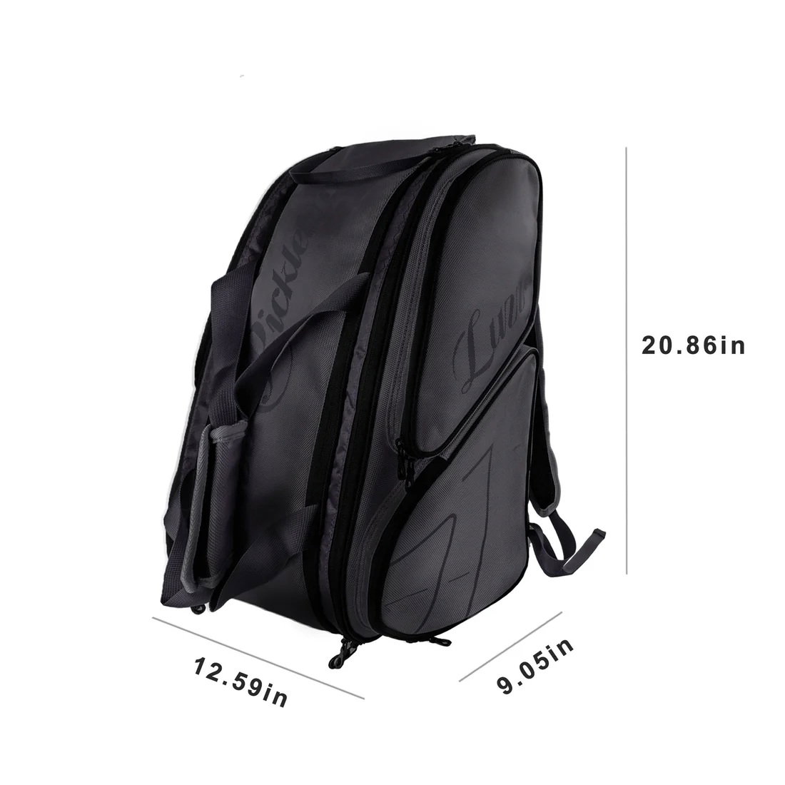 Luzz Pickleball Pro Bag - Black Ultra Violet_1