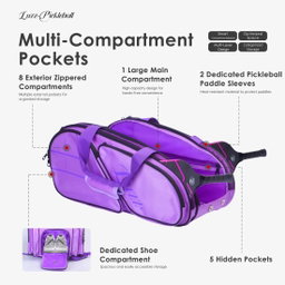 Luzz Pickleball Pro Bag - Royal Purple