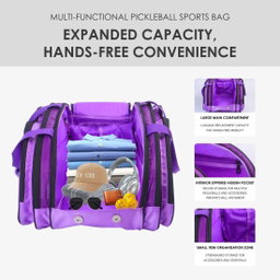 Luzz Pickleball Pro Bag - Royal Purple