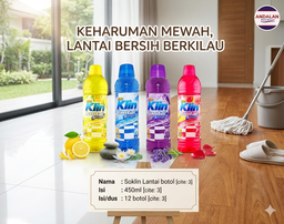 Soklin lantai botol 450ml