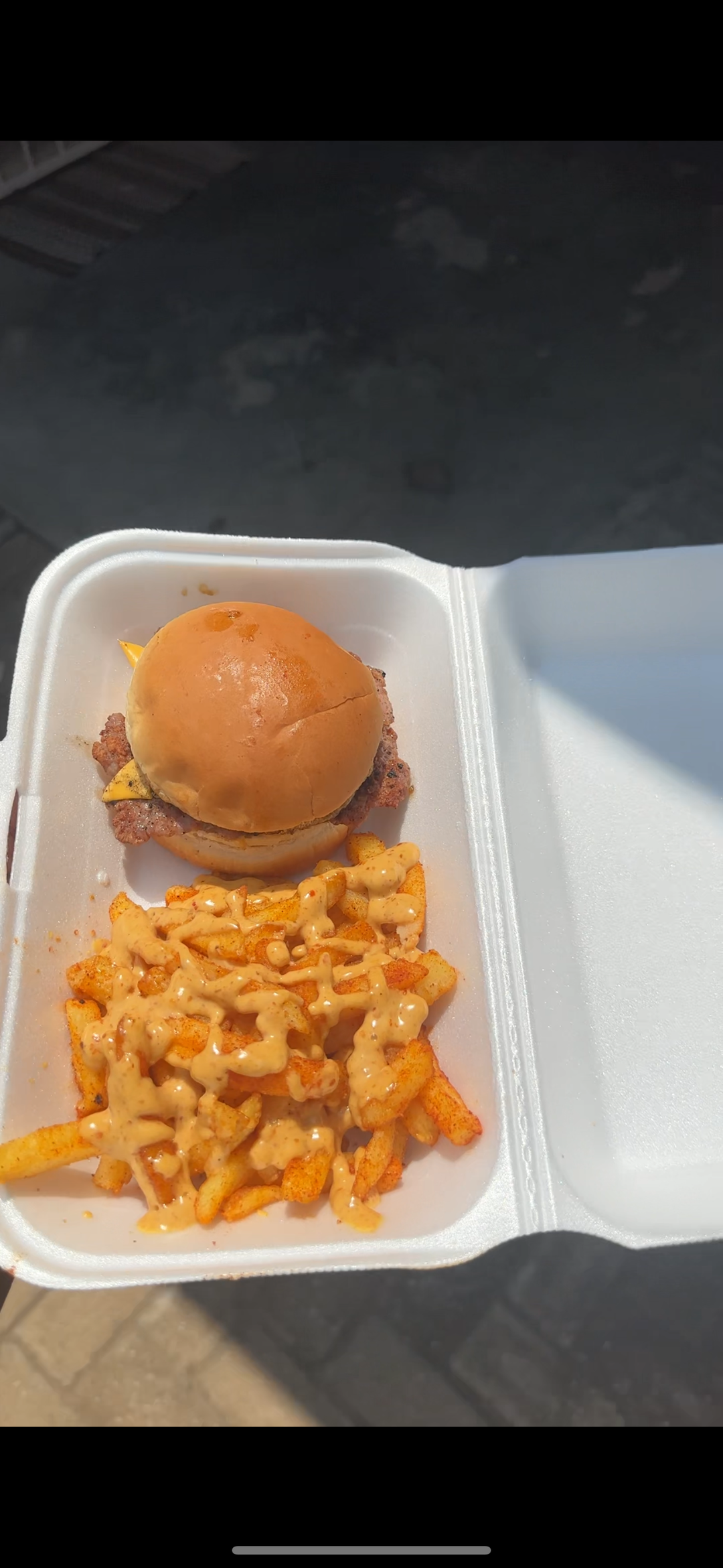 Burger + Regular fries + Drink