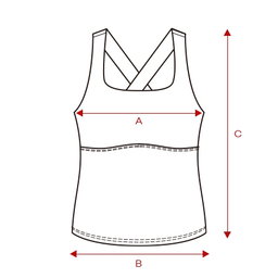 XXMX - Back Slit Round Top