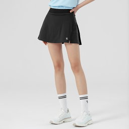 XXMX - Back Pleated Two-In-One Skirt