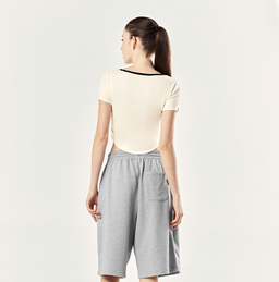 XXMX - Cali Square Neck Crop Short Sleeve
