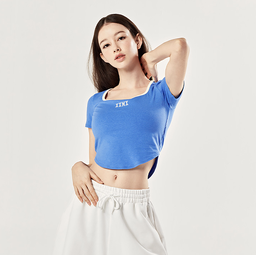 XXMX - Cali Square Neck Crop Short Sleeve