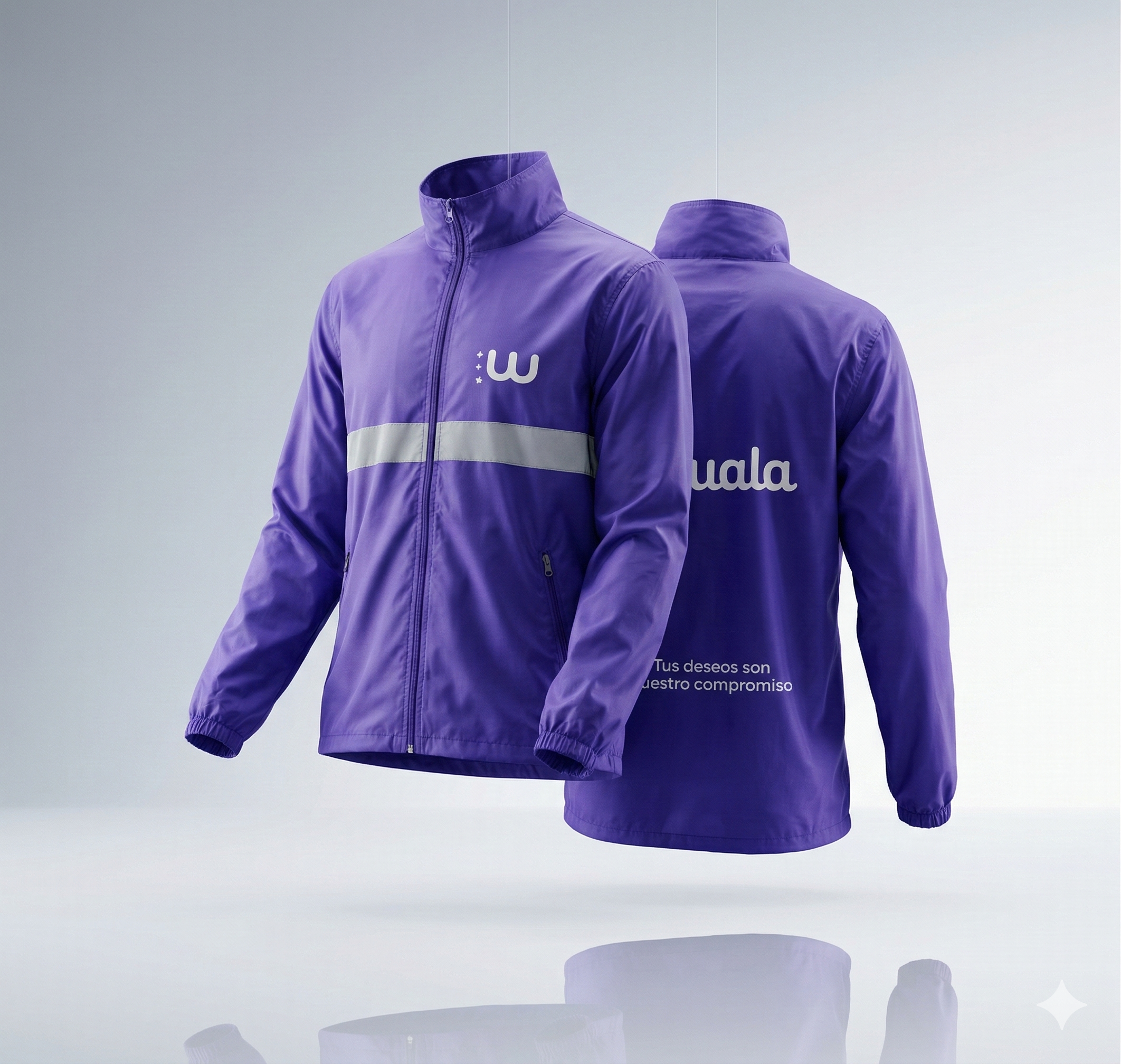 Chaqueta Morada Wualer _0
