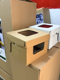 Corrugated Cake Boxes - 8” x 8” x 6” - Brown