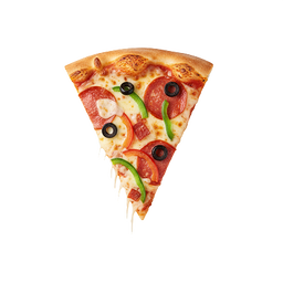 Spelled Pizza Slice with Vegetables