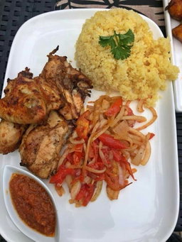 Demi poulet sauté