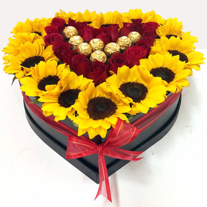 Caja Grande de Corazon de Girasoles_0