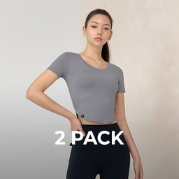 XXMX - [2PACK] Xella Light Round Crop Top