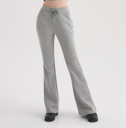 Skullpig - Cotton Peach Bootcut Pants 1+1
