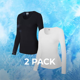 XXMX - [2PACK] Women's Round High Cooling Base Layer
