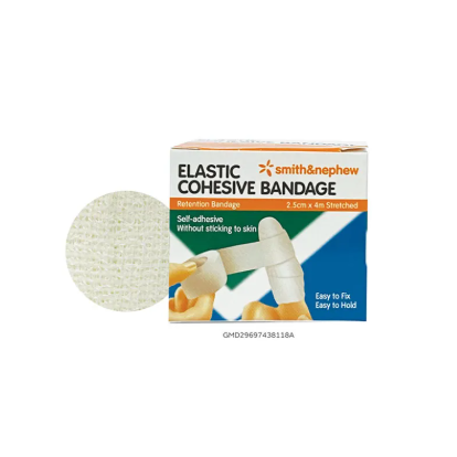 Smith & Nephew Elastic Cohesive Bandage 2.5cm X 4m_0