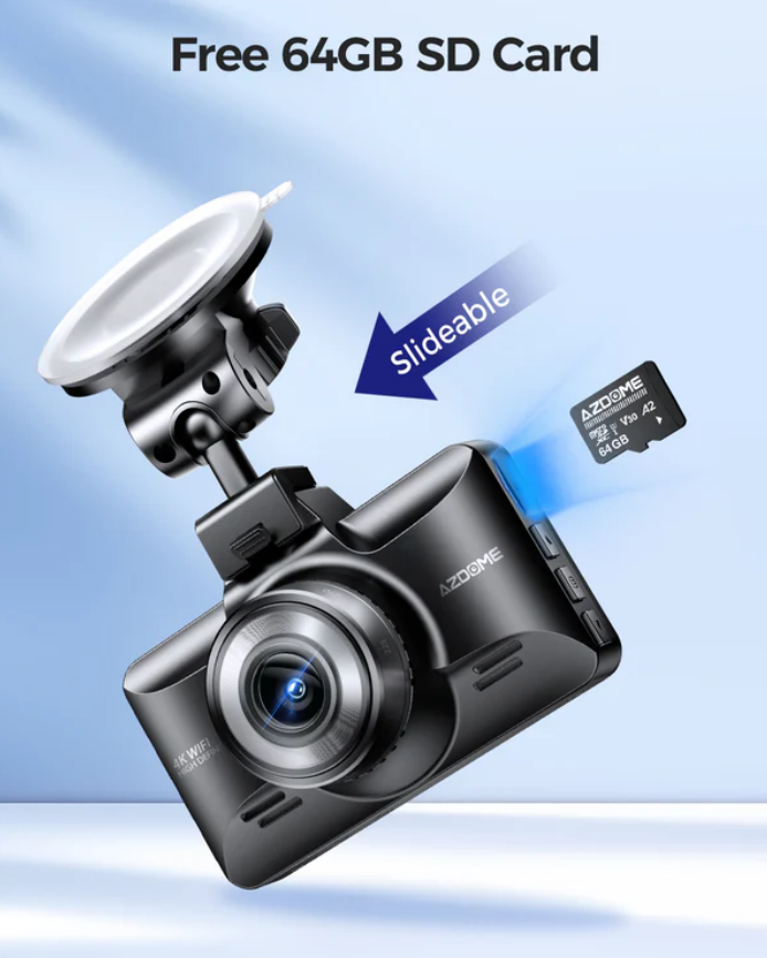 AZDOME M01 Max 4K Dash Cam (64GB)