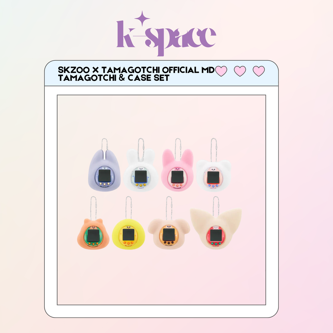SKZOO X TAMAGOTCHI OFFICIAL MD - TAMAGOTCHI & CASE SET