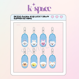 SKZOO SAUNA KUJI LUCKY DRAW SLIPPER KEYRING