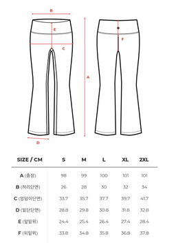 Skullpig - Zero Mesh Pocket Bootcut Pants 1+1