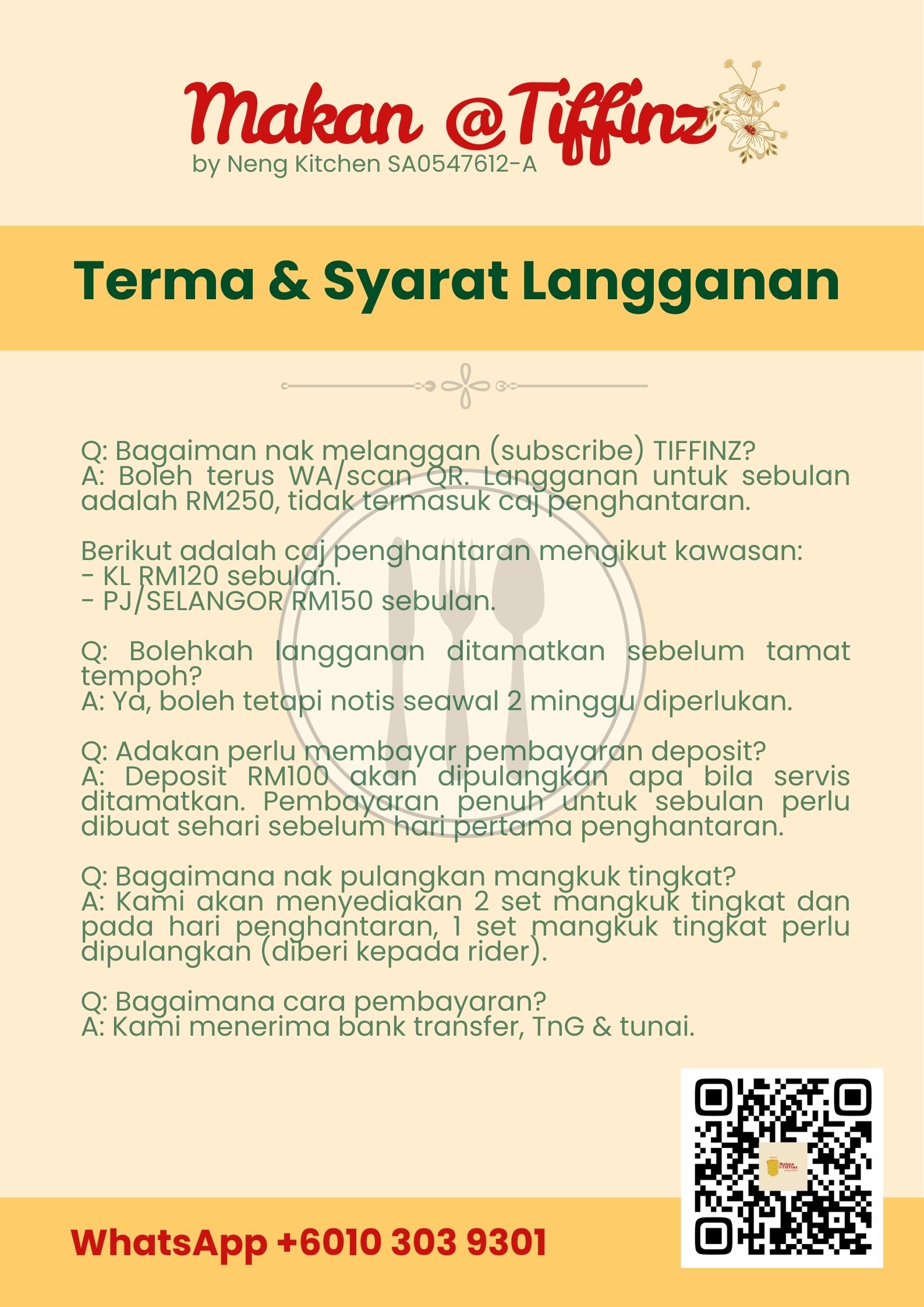 Tiffin Meals Delivery Subscribtion (Monthly) _2