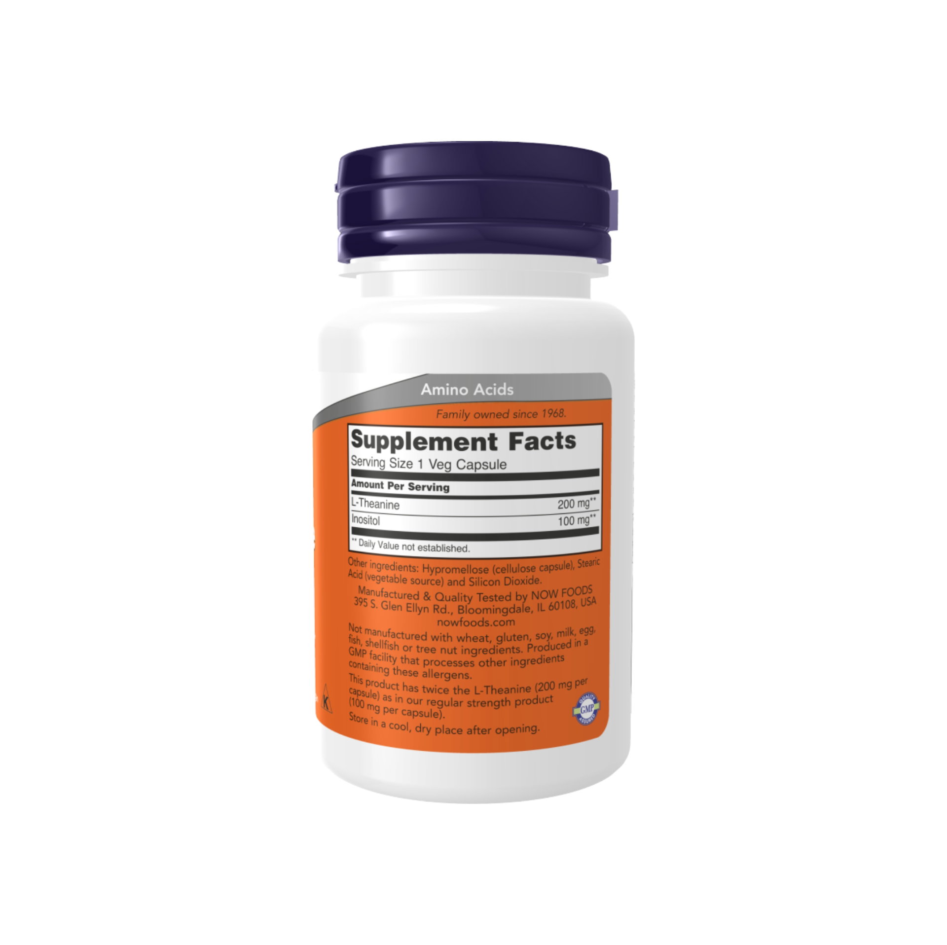 NOW - L-Theanine, Double Strength 200 mg_2