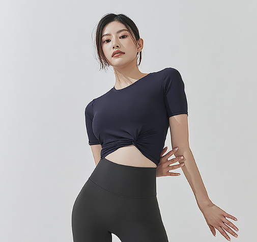 XXMX - Fresh Feather Twist Crop Short Sleeve_10