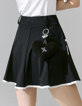 XXMX - Line color block flared full skirt_1