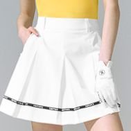 XXMX - Line point pleated skirt