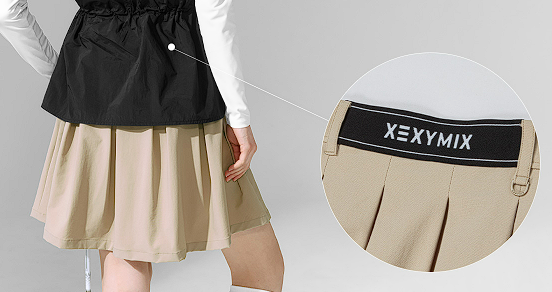 XXMX - Pleated Midi Skirt_1