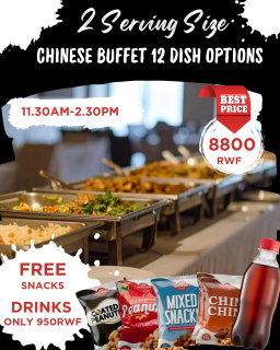 Chinese Lunch eBUFFET - Serving For 2 People 12-3pm 
