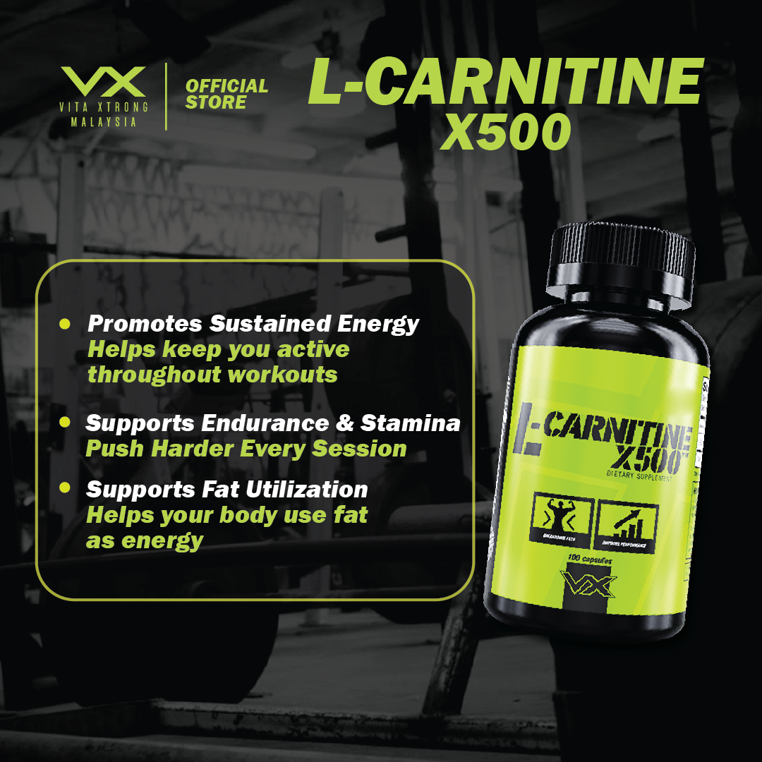 VITAXTRONG™ L-Carnitine X500 Elite | Fat Metabolism • Weight Management • Energy Support • Performance | Halal [VX]_13