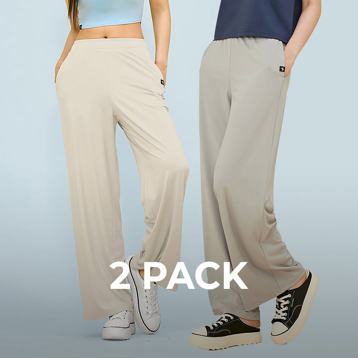 XXMX - [2PACK] Medium Feather Cooling Wide Pants_0