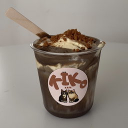 Ice Banana Pudding Hojicha Latte ⭐